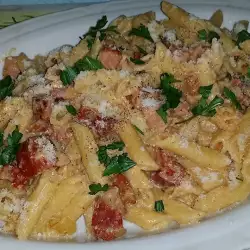 Penne Pasta with Eggs