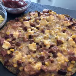Pizza with Eggs without Dough