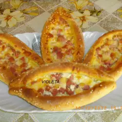 Turkish Pide with eggs