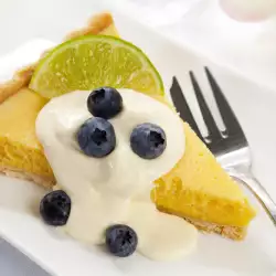 Pie with flour