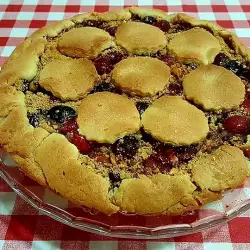 Pastry with Jam and Cherries