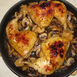 Chicken with Mushrooms and Mayonnaise