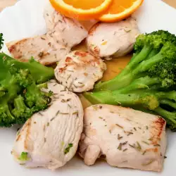 Pan-Seared Chicken with Butter and Broccoli