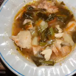 Chicken Stew with Green Onions