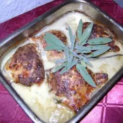 Oven-Baked Chicken with Cream
