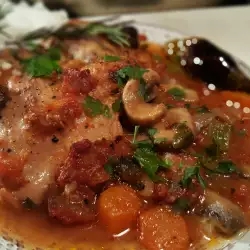 Chicken with Mushrooms and Carrots