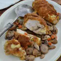 Chicken with Mushrooms and Breadcrumbs