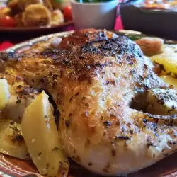 Chicken and Potatoes with Savory