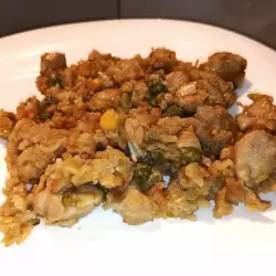 Rice and Cabbage with Chicken