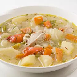 Soup with Chicken Legs
