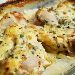 Chicken Steaks with Processed Cheese