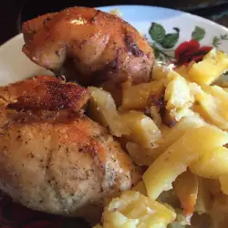 Chicken and Potatoes with Cheese