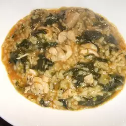 Chicken with Spinach and Rice