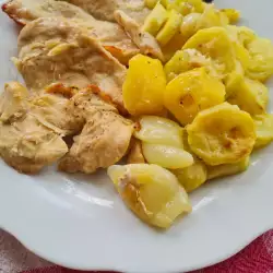Potatoes with Meat and Peppers