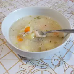 Chicken and Rice Soup with Potatoes