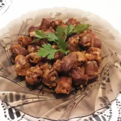 Unique Chicken Hearts with Soy Sauce