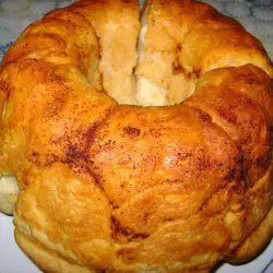 Feta Cheese Bread Loaf with Flour