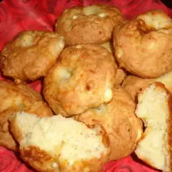 Feta Cheese Buns with butter