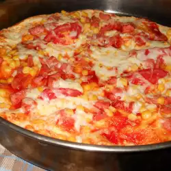 Pizza with Corn