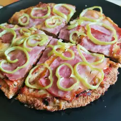 Pizza with Olive Oil without Dough