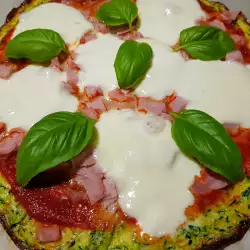 Low Carb Pizza with Zucchini Base