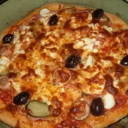 Italian-Style Pizza with Olives
