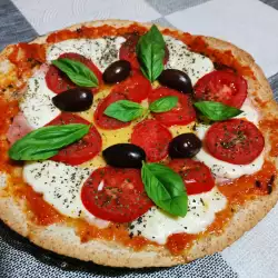 Quick Pizza with Tortilla Crust