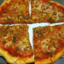 Pizza with Parmesan