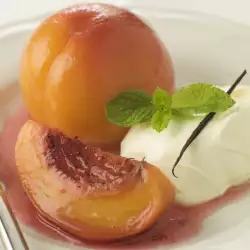 Peaches in Red Wine