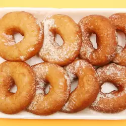Donuts with lemons