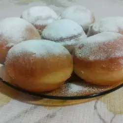 Puffy Donuts with Cream