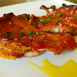 Pork Chops with Wine and Tomatoes