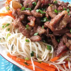 Pork with Sauce and Carrots