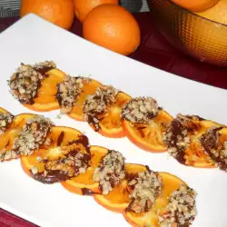 Caramelized Oranges with Walnuts and Chocolate