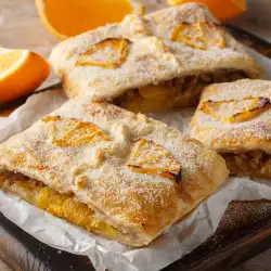 Orange Puff Pastry Strudel