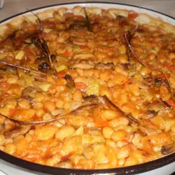 Vegan Oven-Baked Beans with Vegetables