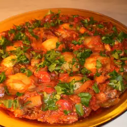 Goulash with parsley