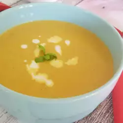 Potato Soup with olive oil