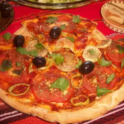 Vegan Pizza with Olives