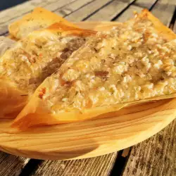 Phyllo Pie with onions