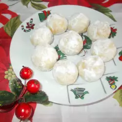 White Sweets with Baking Powder