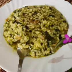 Lean Risotto with Wakame and Oyster Mushrooms