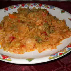 Oven-Baked Cabbage with Tomatoes