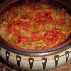 Oven-Baked Meatless Cabbage in a Clay Pot