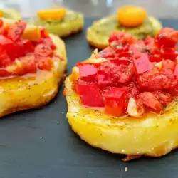 Potatoes with Cherry Tomatoes