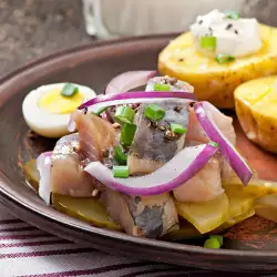 Fish Salad with mayonnaise