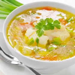 Potato Soup with yoghurt