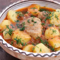 Stew with garlic