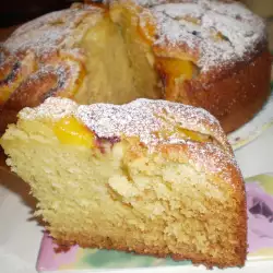 Peach Sponge Cake