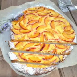 Peach Cake with Butter